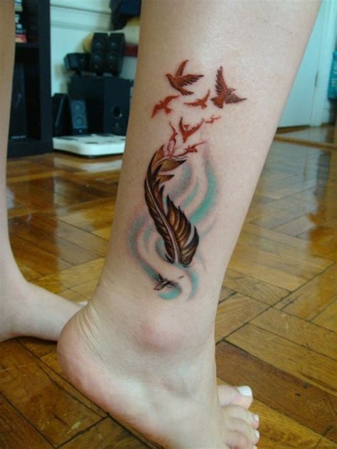 women's leg tattoo designs|More.